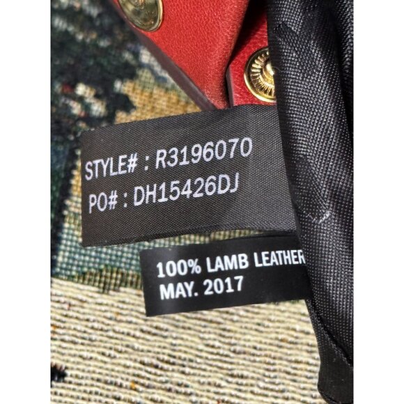 DKNY Multicolor Vertical Stripe Lamb Leather Crossbody Shoulder Handbag - Picture 7 of 14